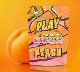 Gummies | Peach | 200mg 4pk | Play