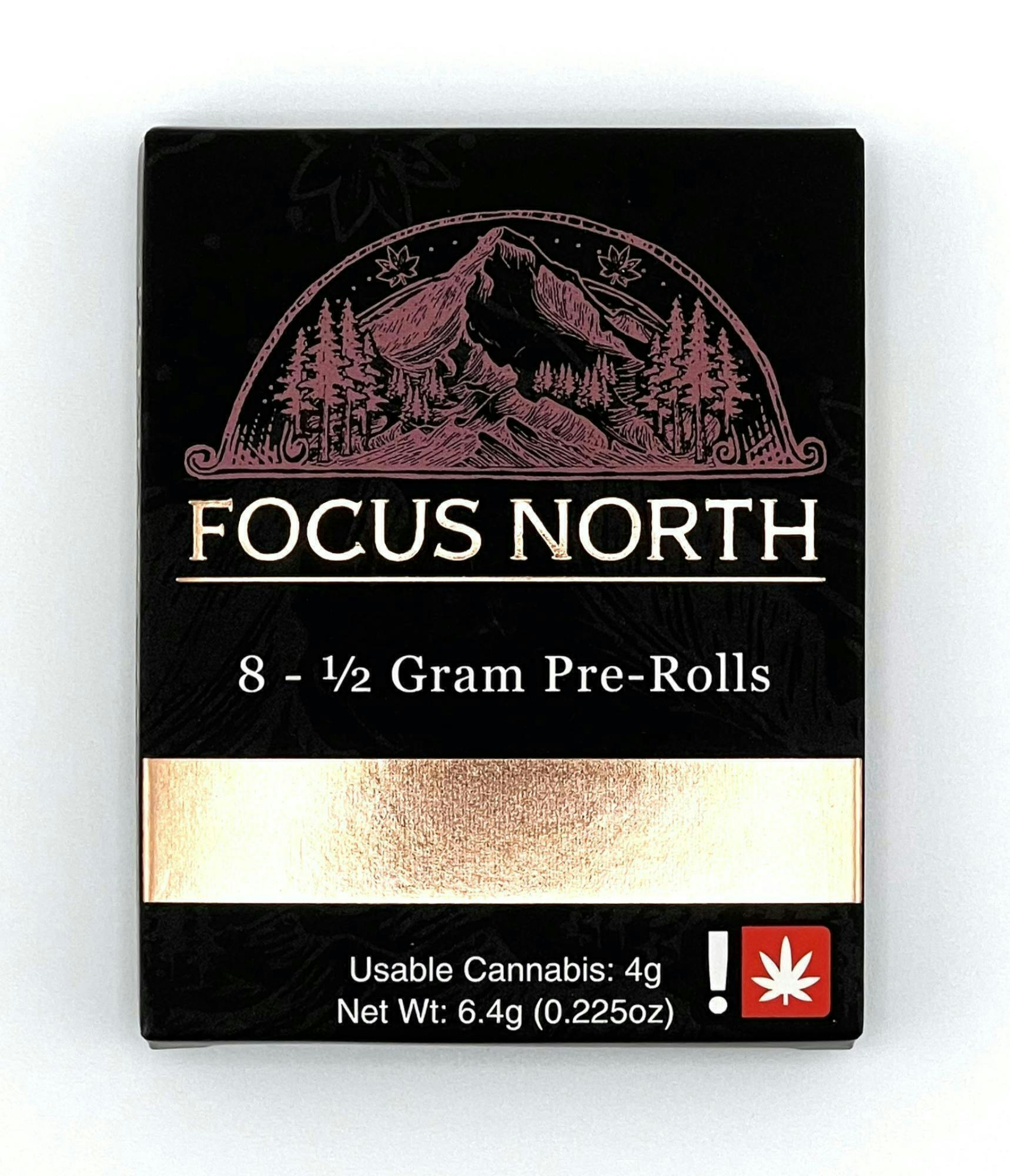 Focus North | Str8 2 Hell | 0.5g 8 Pack Pre-rolls