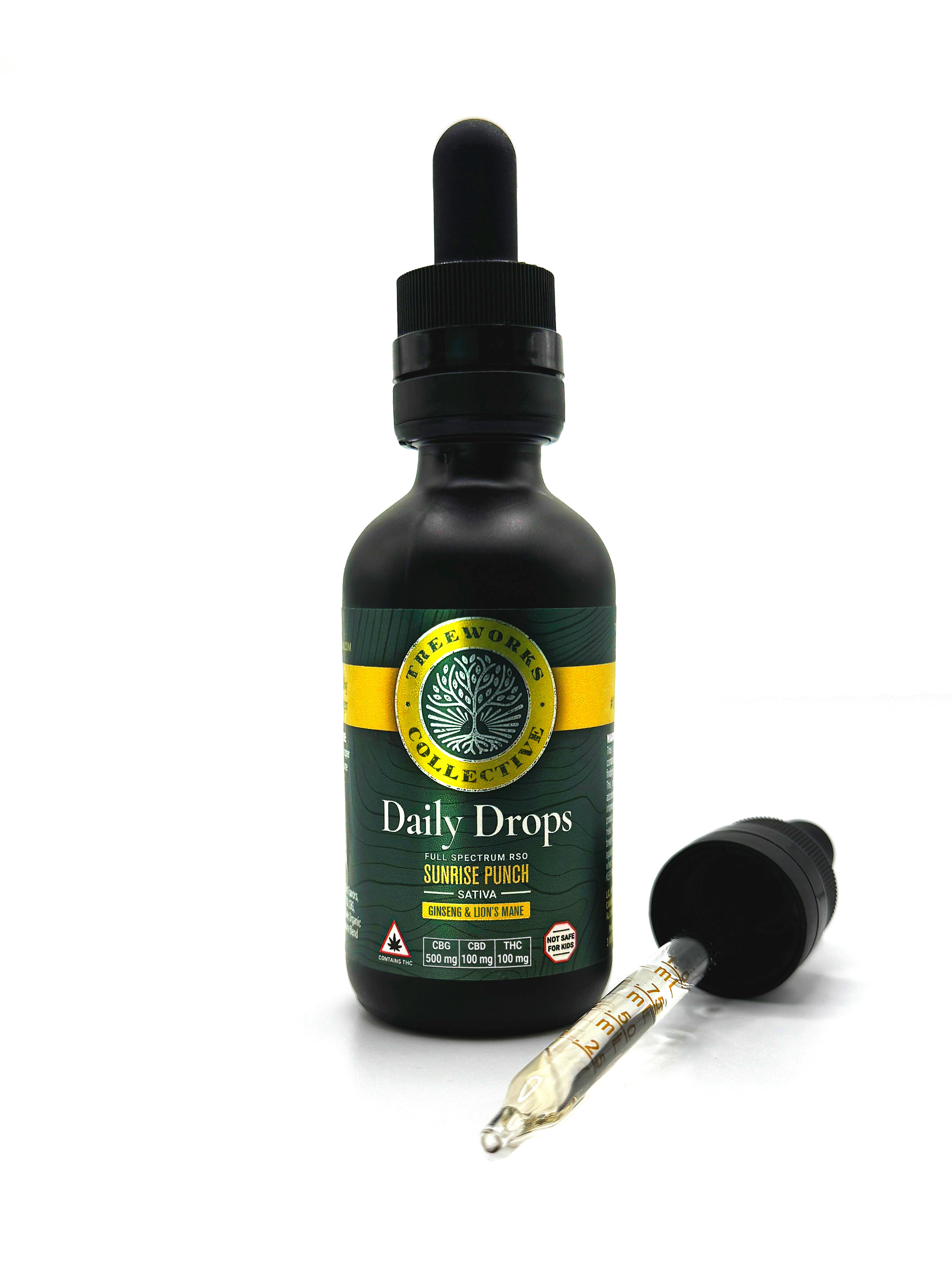 Tree Works | Daily Drops - (100mg THC | 100mg CBD | 500mg CBG)