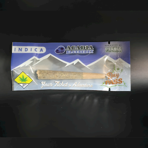 Acadia Blueberry Infused PreRoll - by Parks and Recreation