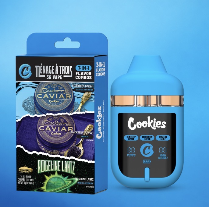 Cookies Blueberry Caviar x Blackberry Caviar x Ridgeline Lantz AIO 3.0g