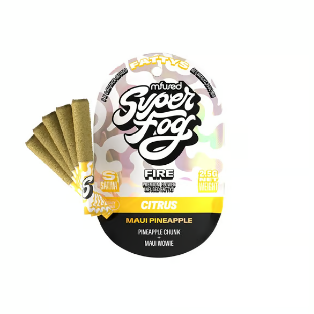 MFUSED FIRE Fatty's Infused Joint 2.5g: Maui Pineapple 5pk