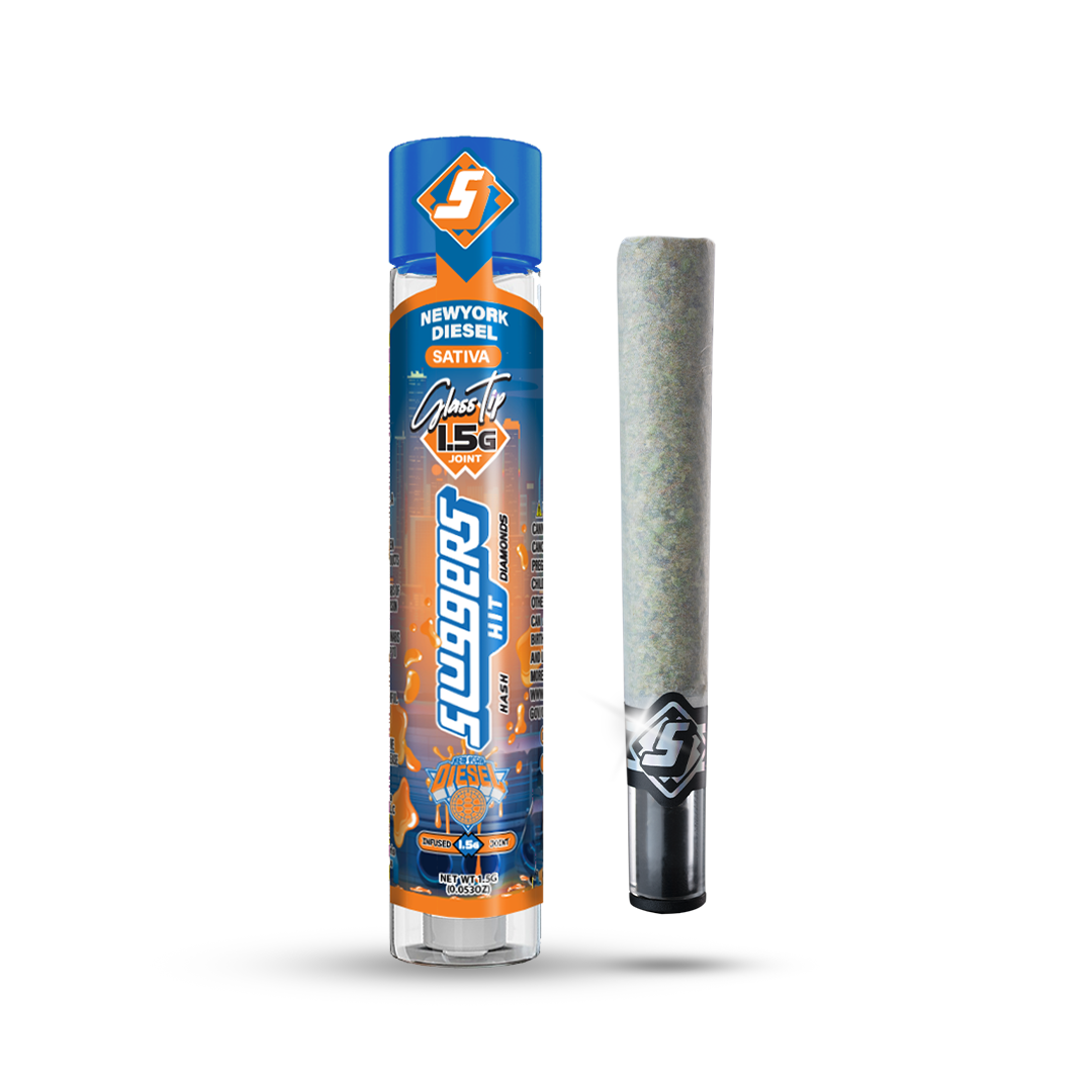 Infused Glass Tip Preroll | NYC Diesel | 1.5g