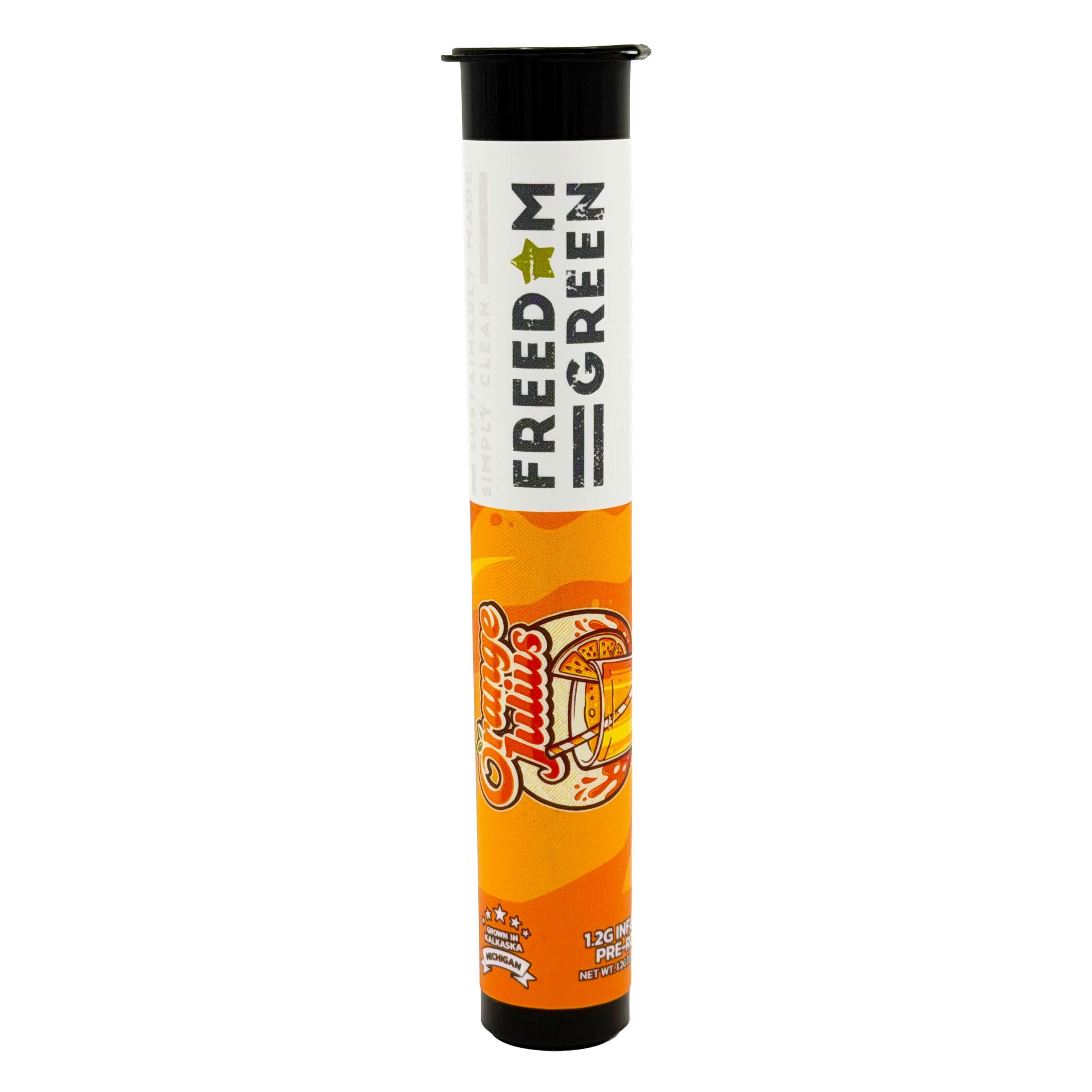 Freedom Green | 1.2g Infused Preroll | Orange Julius