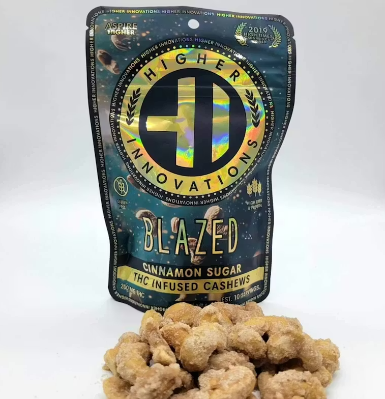 HI | Blazed Nutz | Cinnamon Sugar Cashews (200mg)