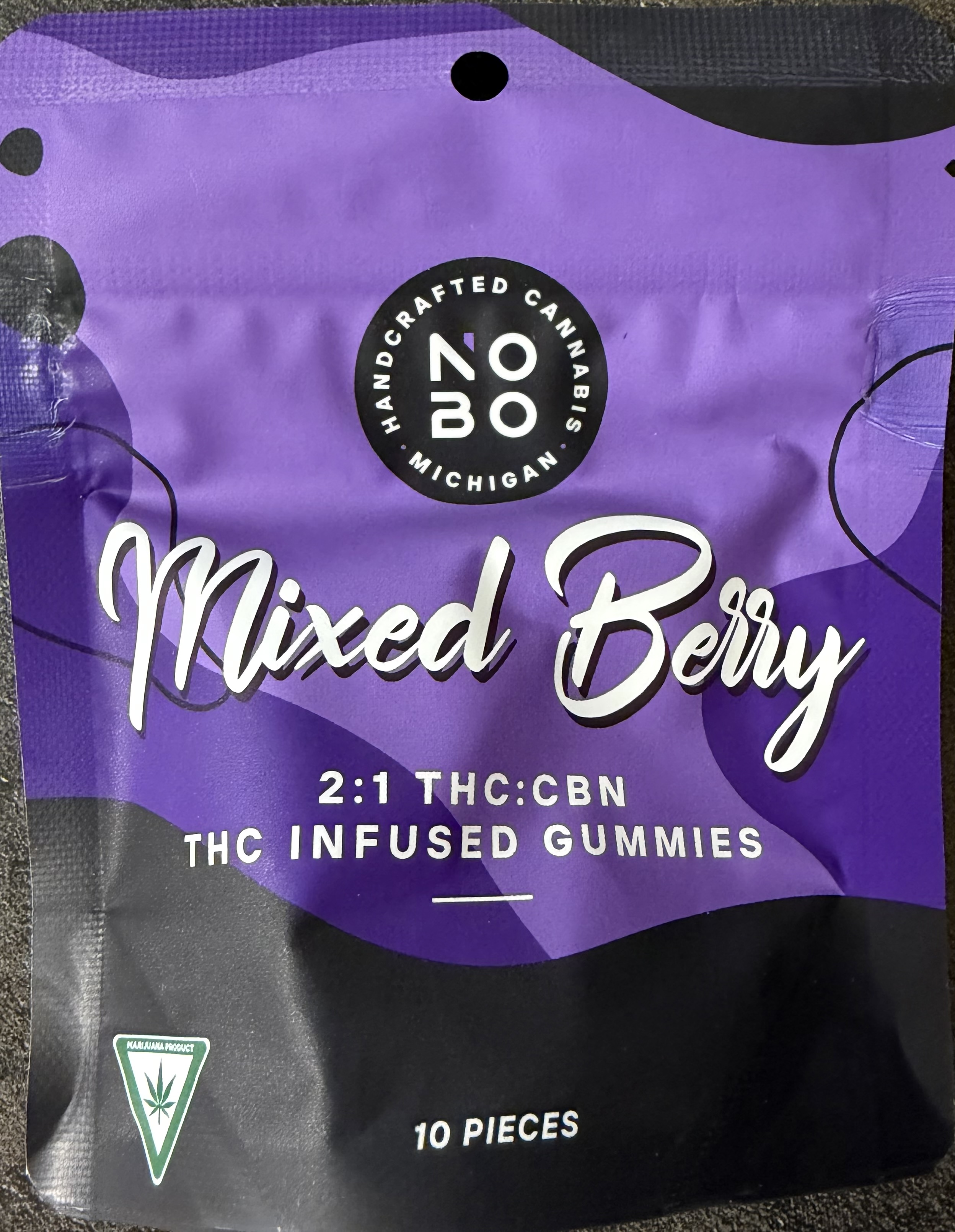 NOBO | Mixed Berry 2:1 | Gummies | 200mg THC:CBN