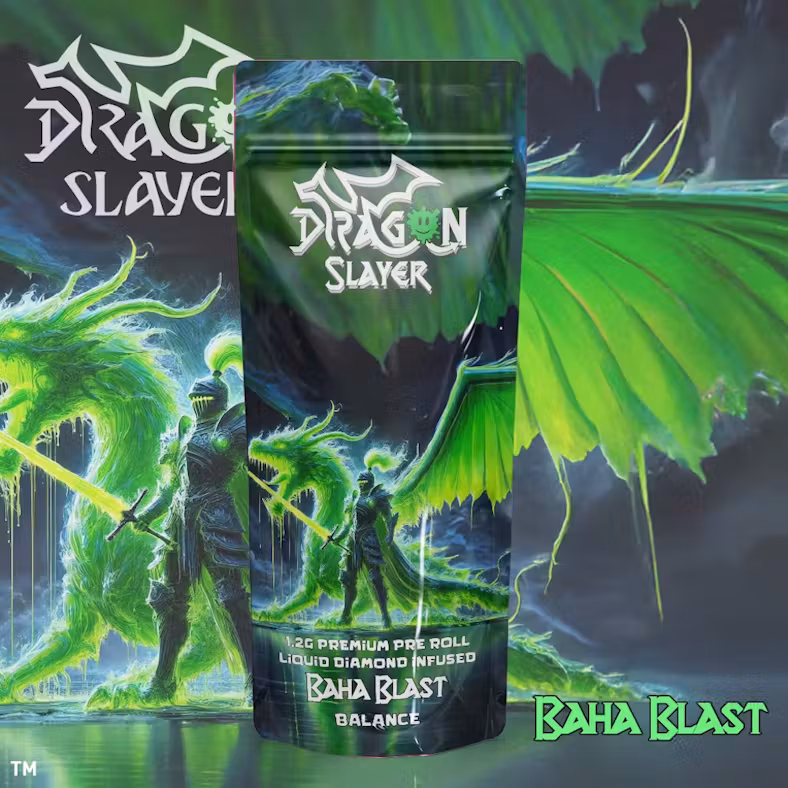 Dragon Slayer - Infused Preroll - 1.2g - Baha Blast