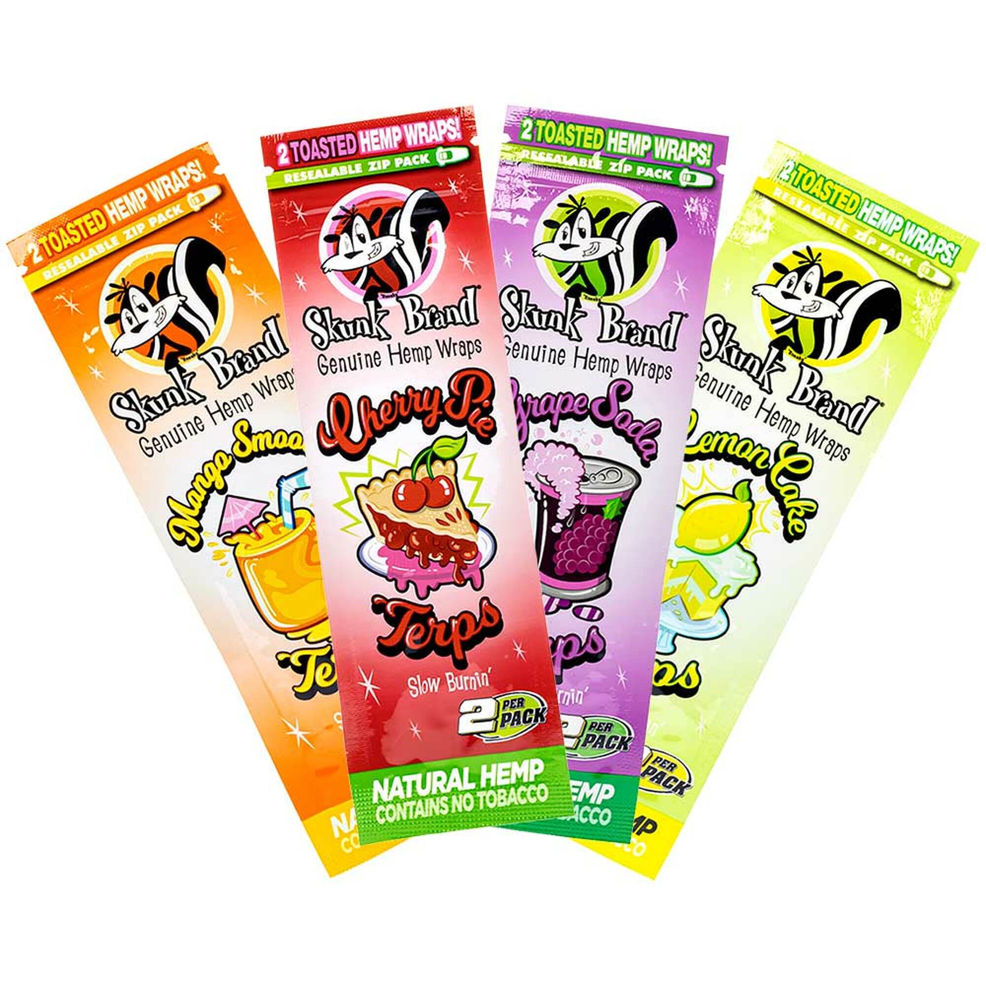 Skunk Hemp Wraps Cherry Pie
