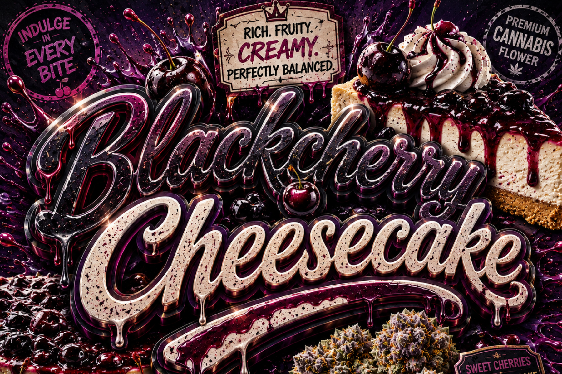 Oak Canna | Black Cherry Cheesecake #41