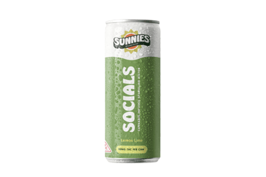 Sunnies Socials | Lemon Lime | Sparkling Water [10mg] 1pk