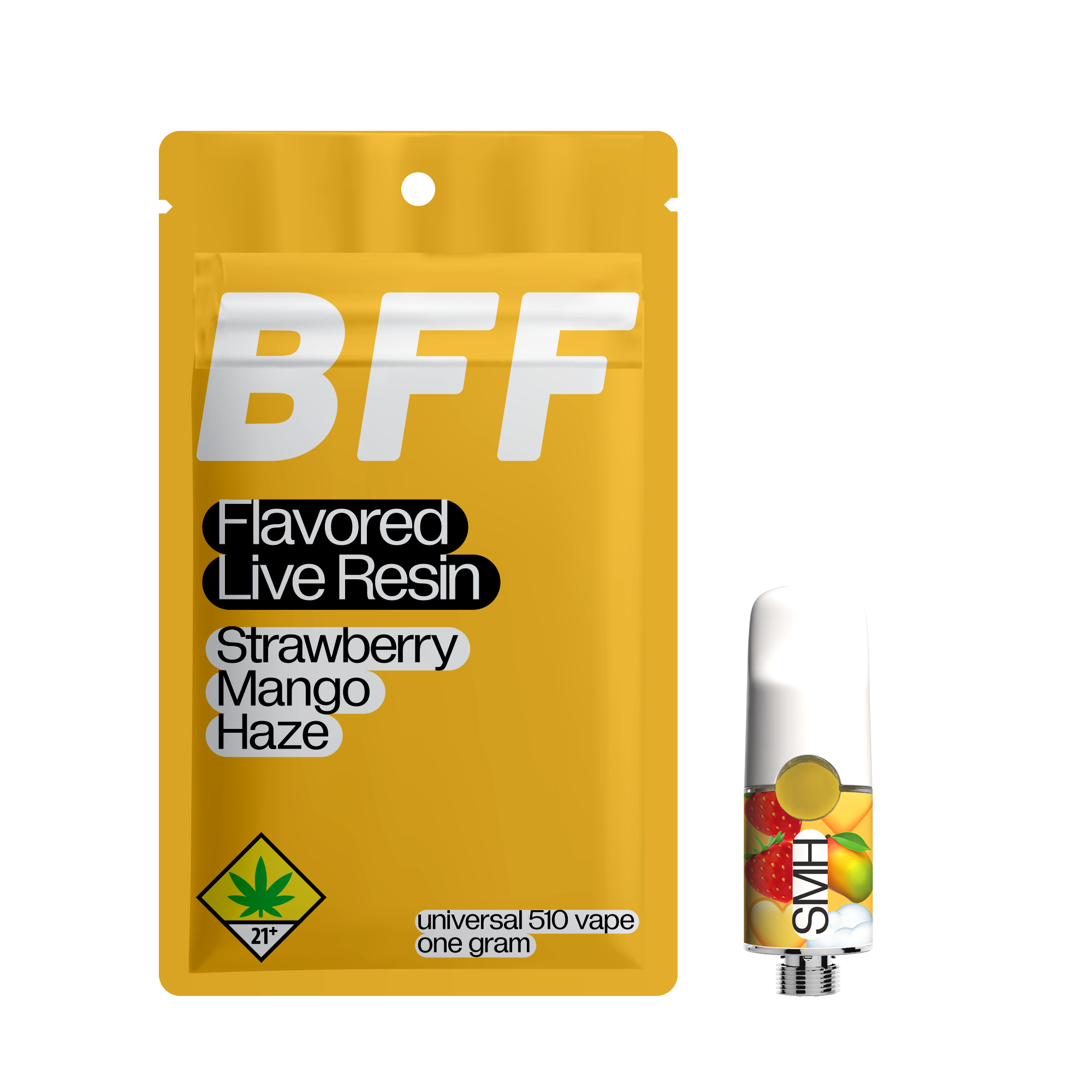 SMH - Strawberry Mango Haze | Flavored Live Resin | 1g | DOH