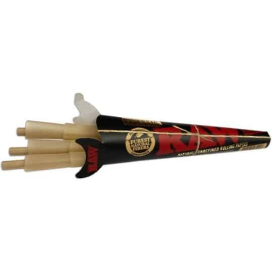 1 1/4 | Raw Black Cones | 6pk