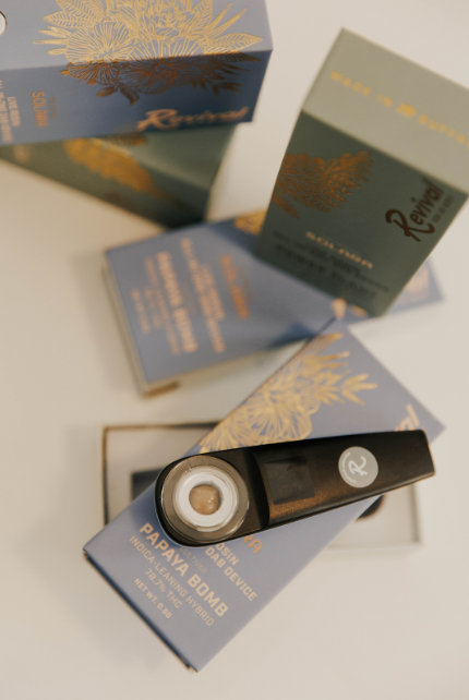 Solara - Papaya Bomb - .5g All-In-One Dab Device