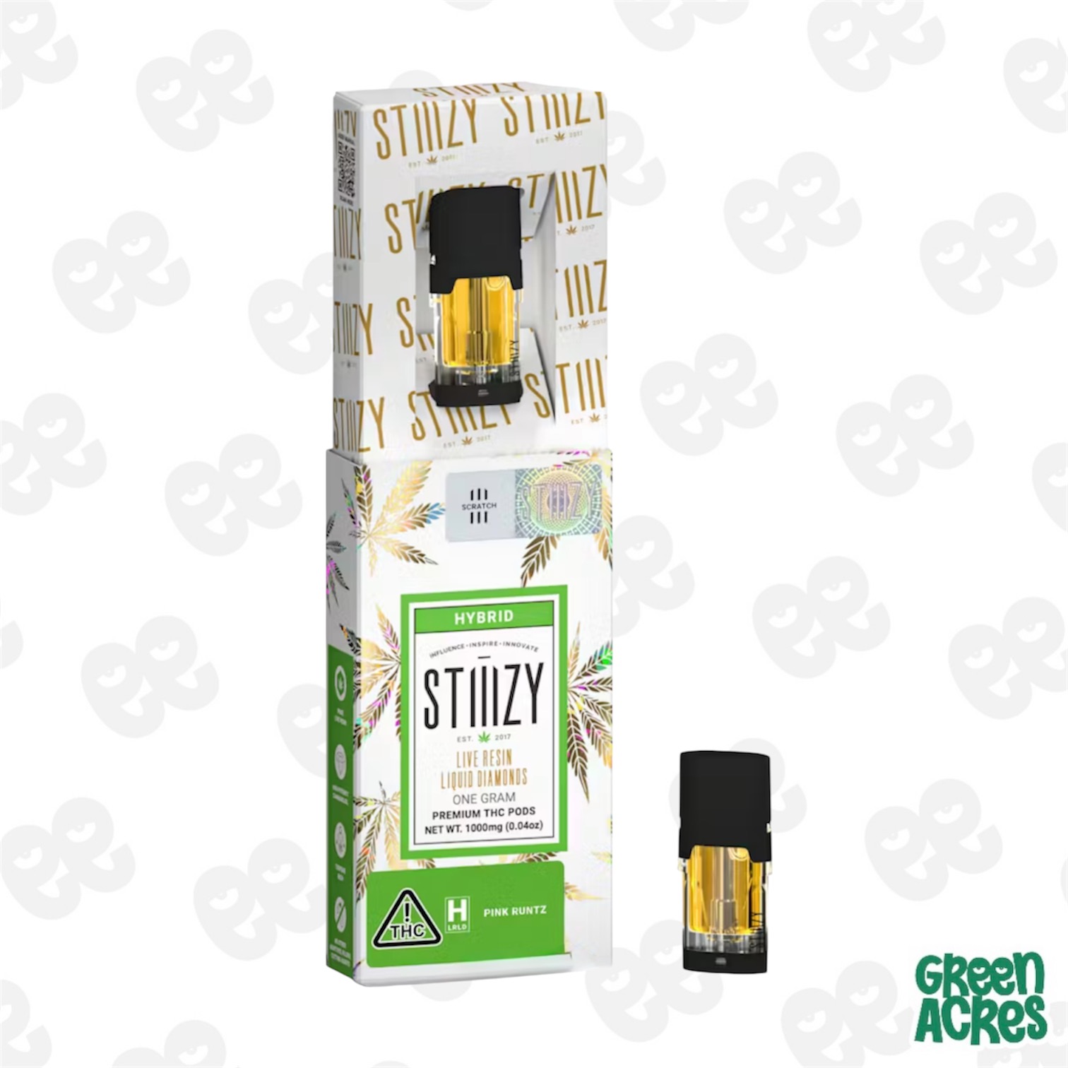 Stiiizy: Pink Runtz 1G LQD Pod (H)