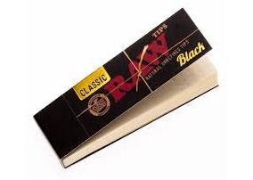 Raw Black Paper Tips | 50pk