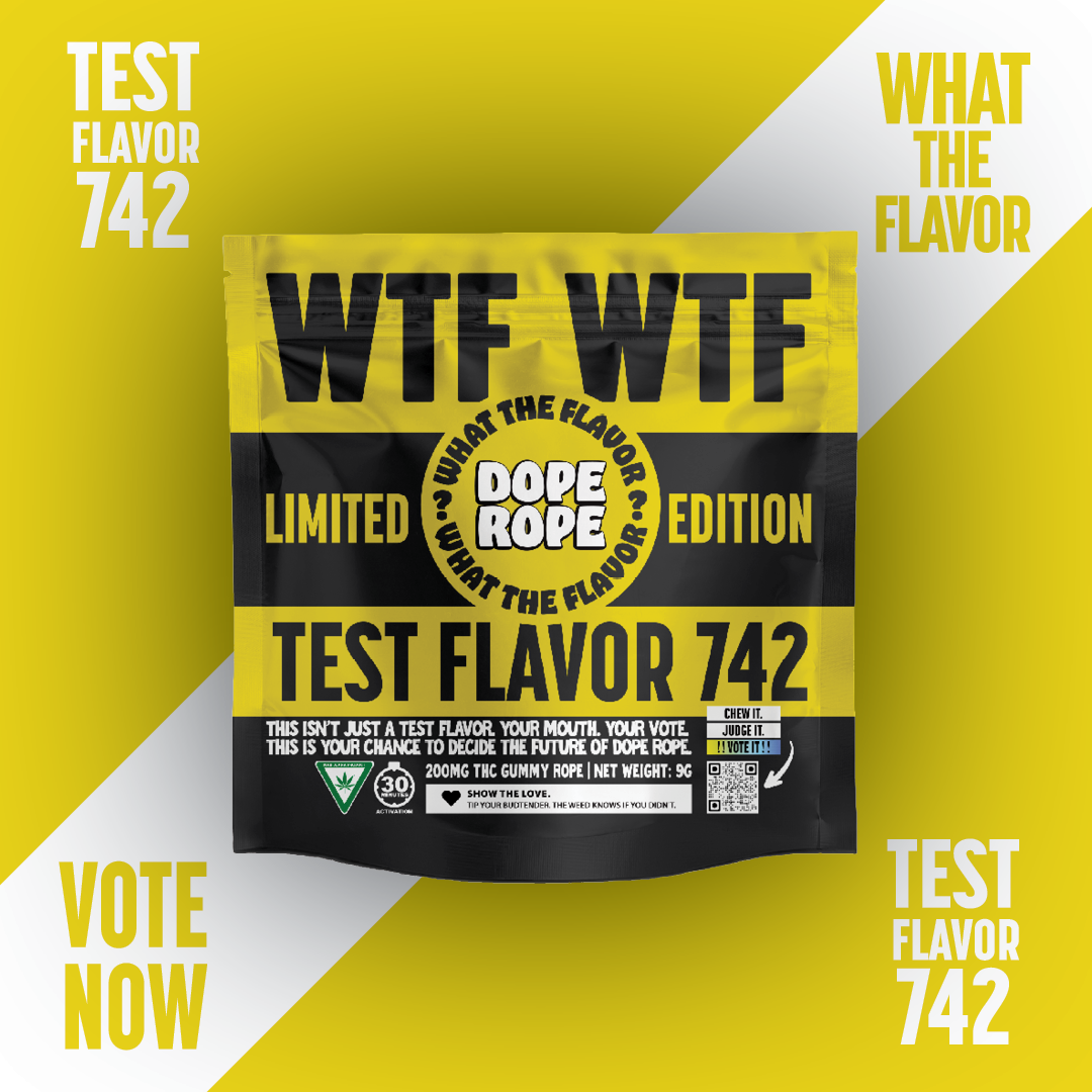 DOPE ROPE WTF (What The Flavor) | Test Flavor 742 | LIMITED EDITION | 200MG Rope