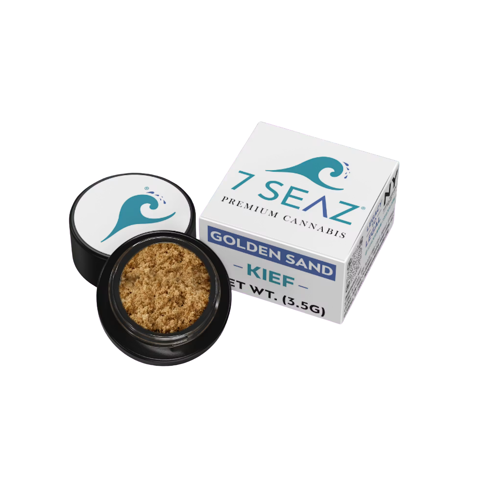 7 SEAZ - Black Panther Golden Sand Kief - 3.5g