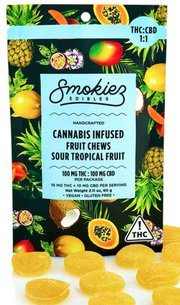 Smokiez Sour Tropical 1:1