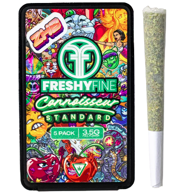 Freshy Fine Pre Rolls 5 Pack (.7g x 5) - Chemical Candy