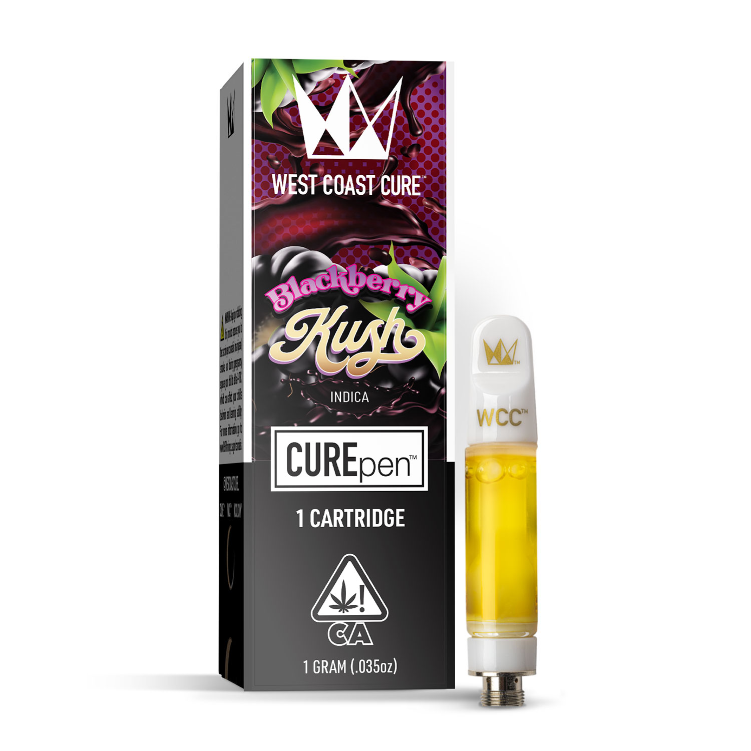 West Coast Cure | Blackberry Kush CUREpen Cartridge