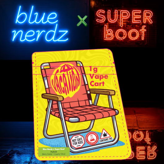 Vacation - Blue NRDZ x Superboof  - 510 Cartridge - 1g