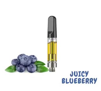 Liquid Gold | Juicy Blueberry | Live Resin Distillate Blend Cart product photo