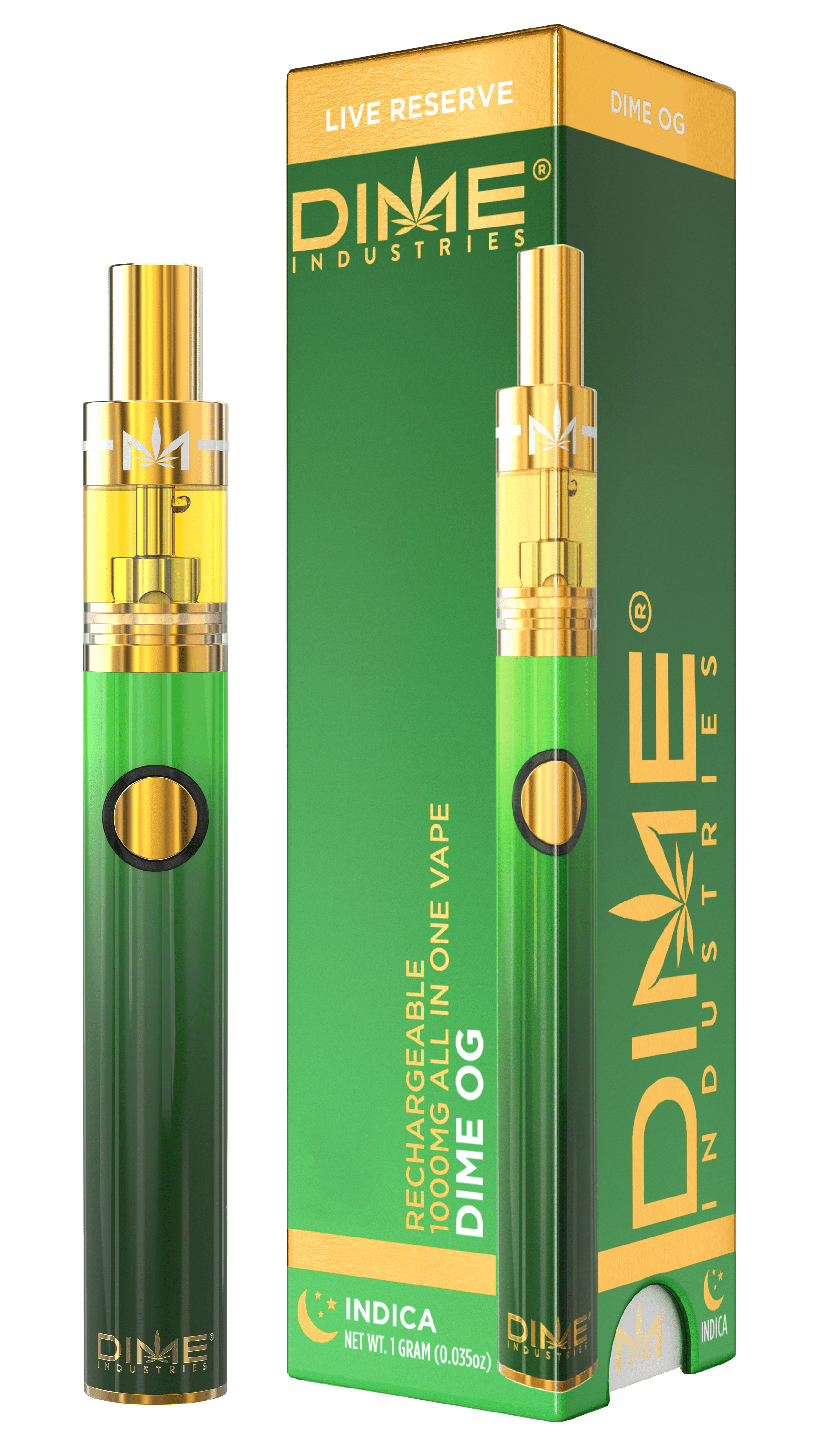 Reserve Line | Vape | Indica | Dime OG | Liquid Live Resin
