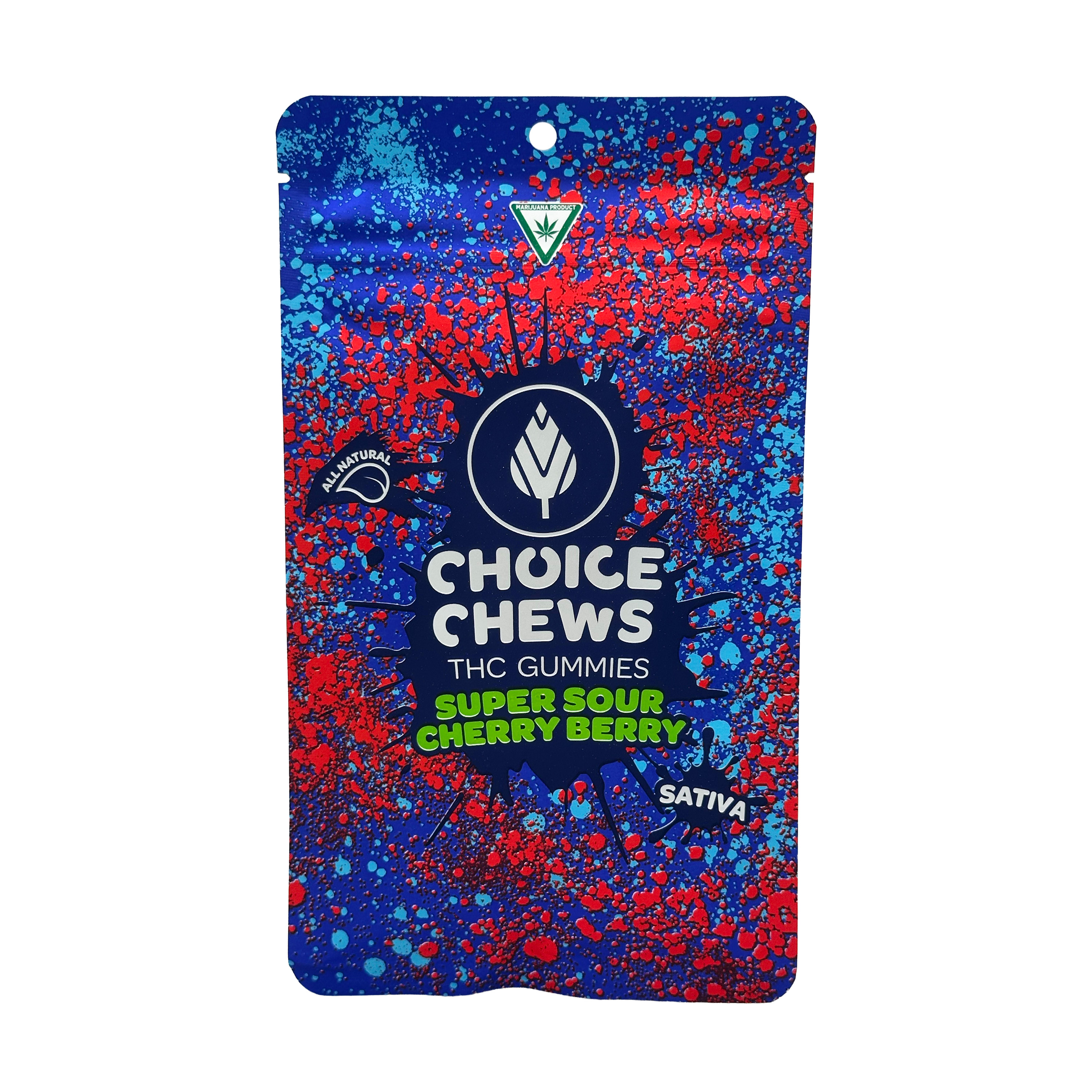 Choice | 200mg Gummies | Super Sour Cherry Berry