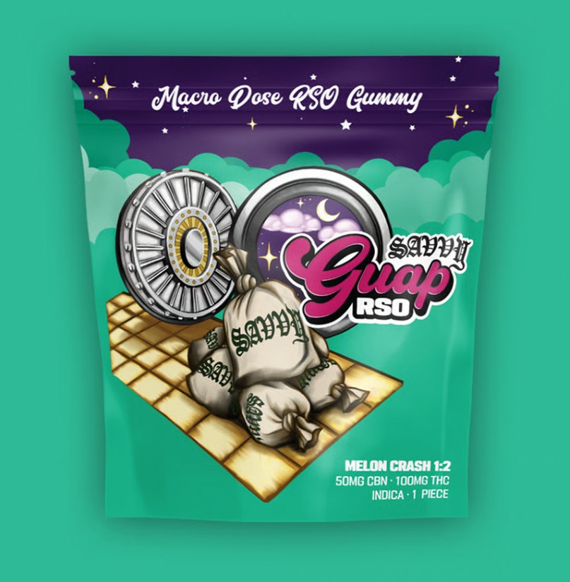 (84610) 1:2 Melon Crush RSO Gummy 10Pc