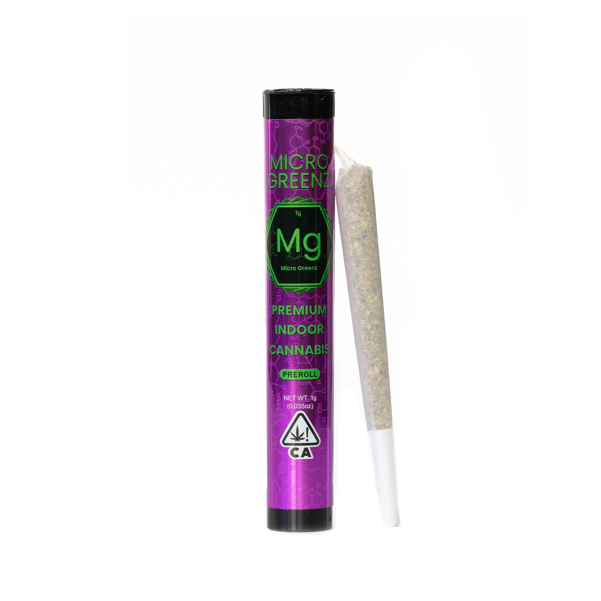 Micro Greenz Zerbert x Push Pop Hybrid Preroll, 1g: 1g