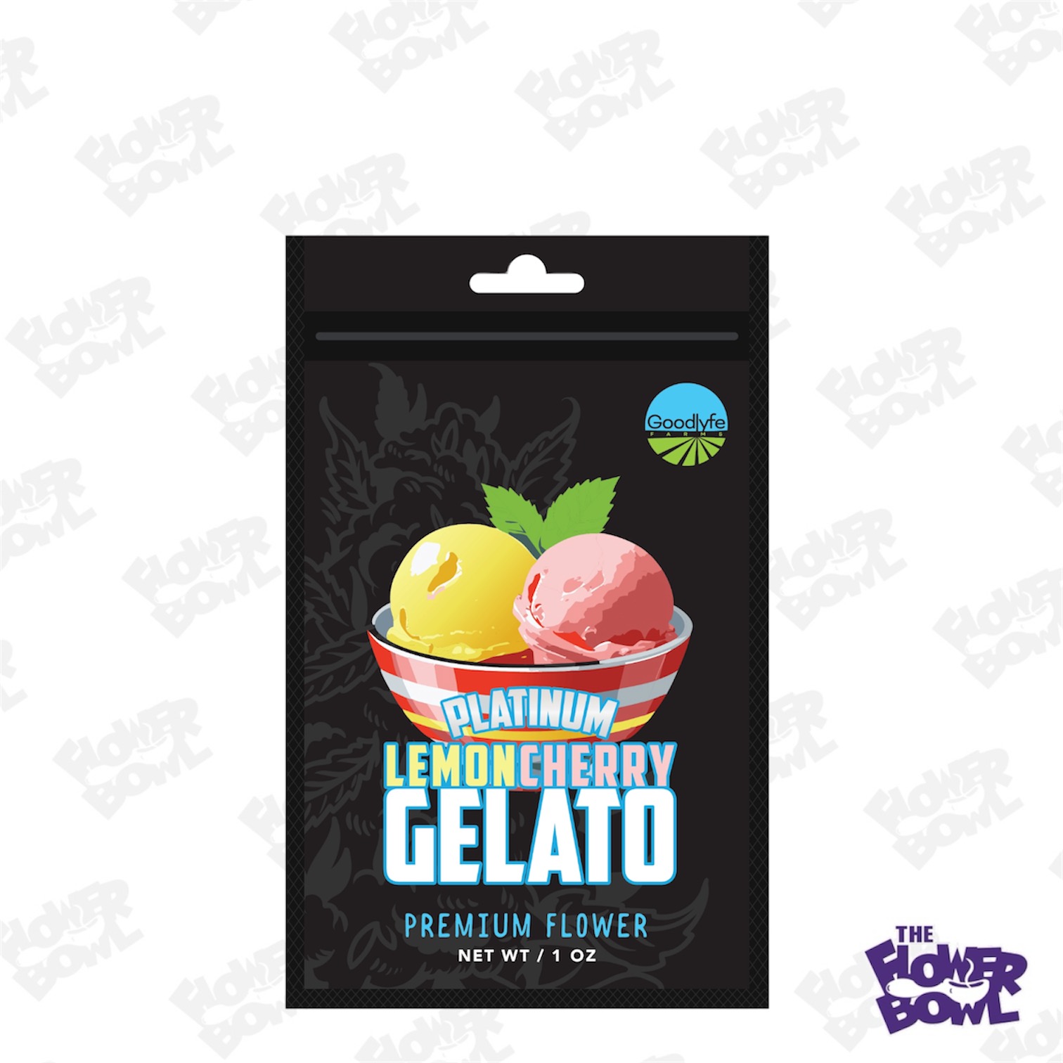 Goodlyfe: Platinum Lemon Cherry Gelato Prepackaged Oz