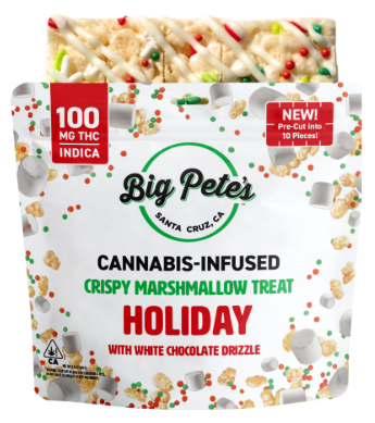 Big Pete's Holiday Crispy Marshmallow Treat Indica 100mg