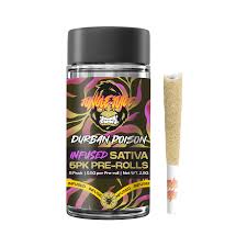 Jungle Juice | Durban Poison | 5pk Infused Prerolls