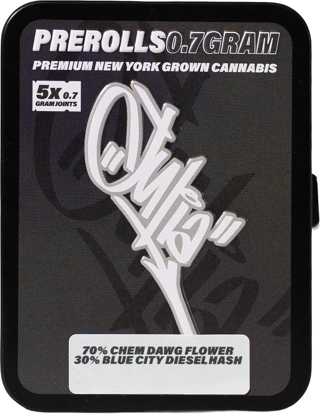Julia Chem Dawg Hash Infused Tin (Sativa) (5x0.7G)