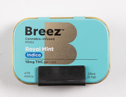 Breez Royal Mint Indica Tin 100MG