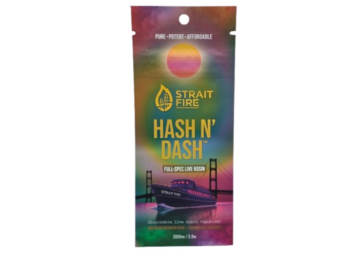 Live Rosin Disposable 2g - Violet Fog x The Hive x Banana Milkshake