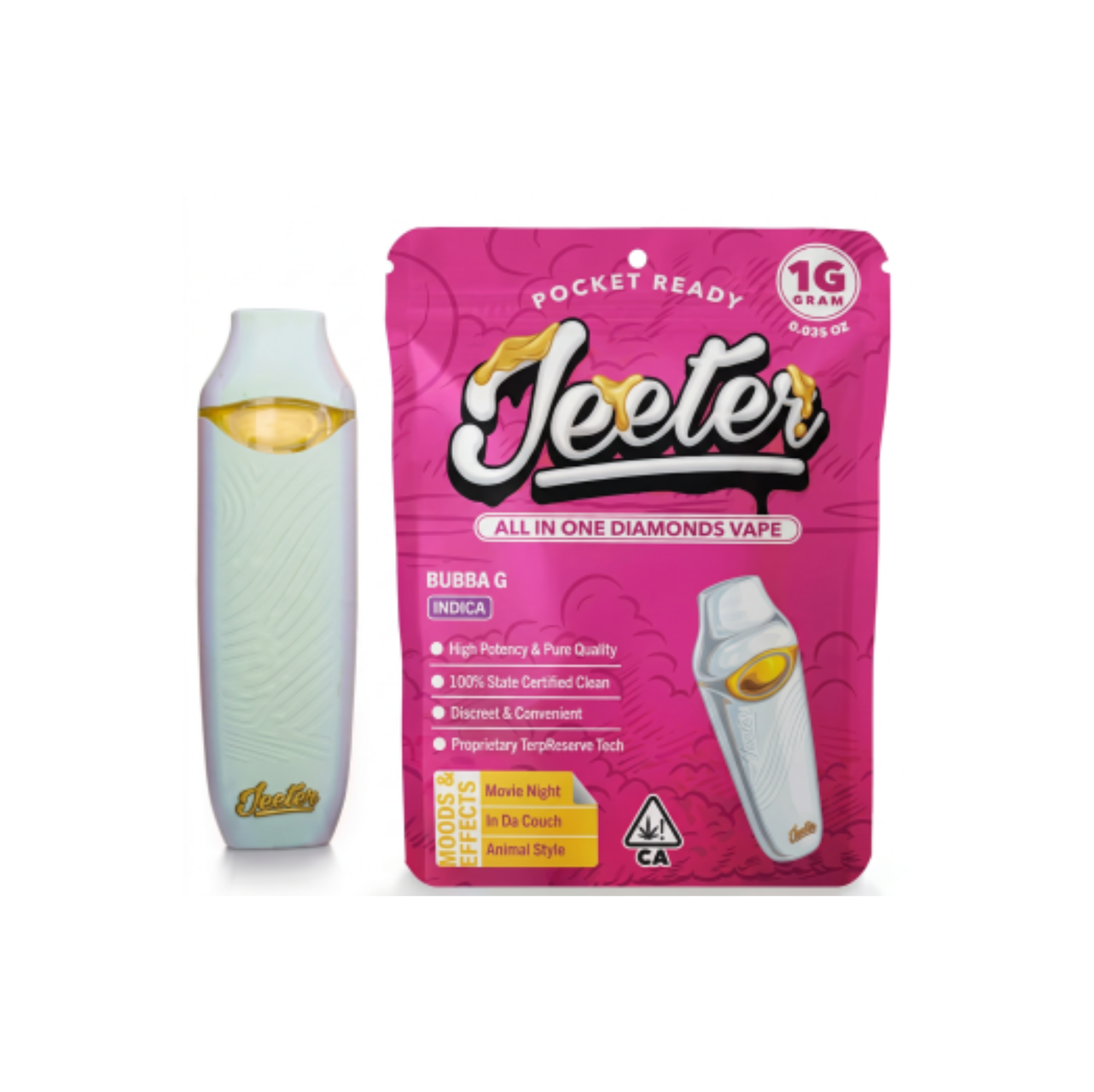 Jeeter Bubba G Live Diamonds Vape
