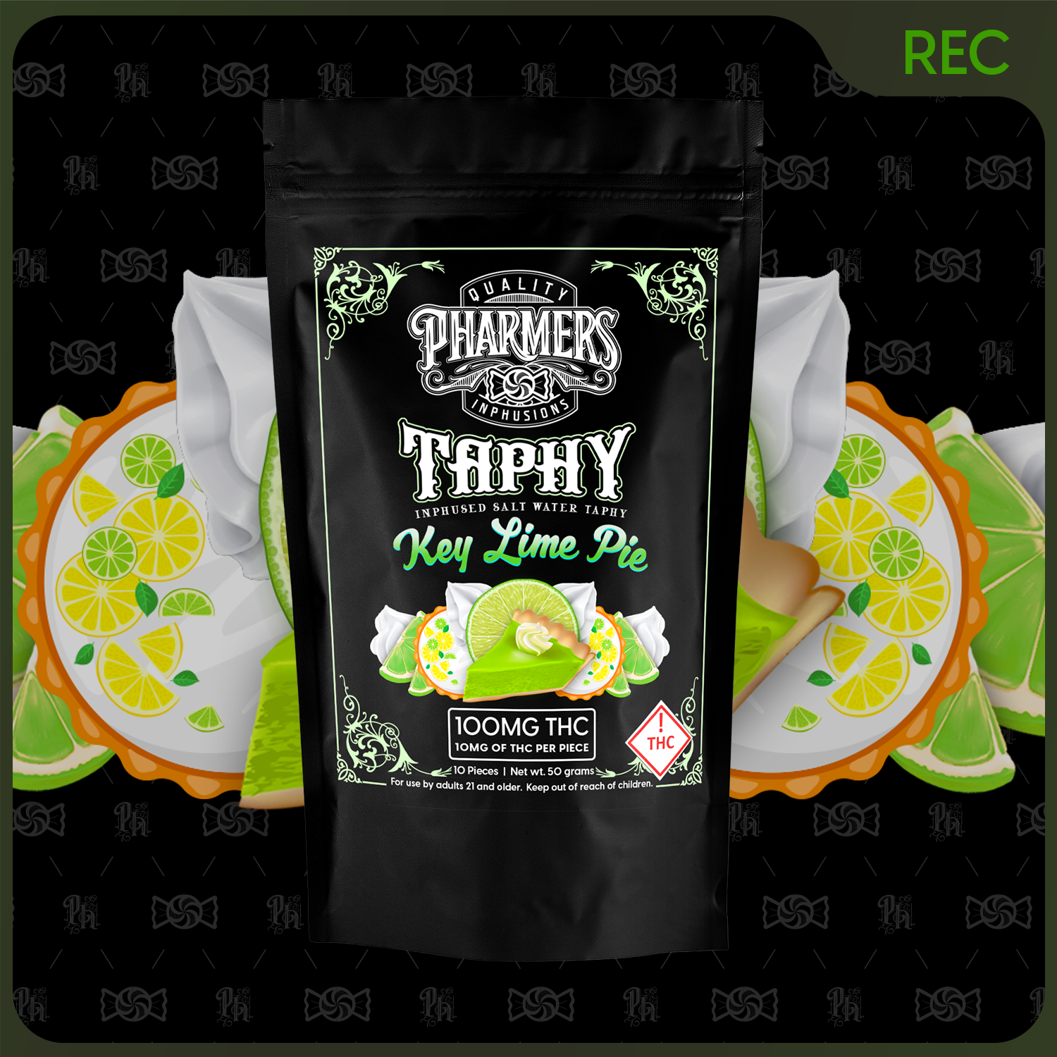 Pharmers Taphy Key Lime Pie-100mg