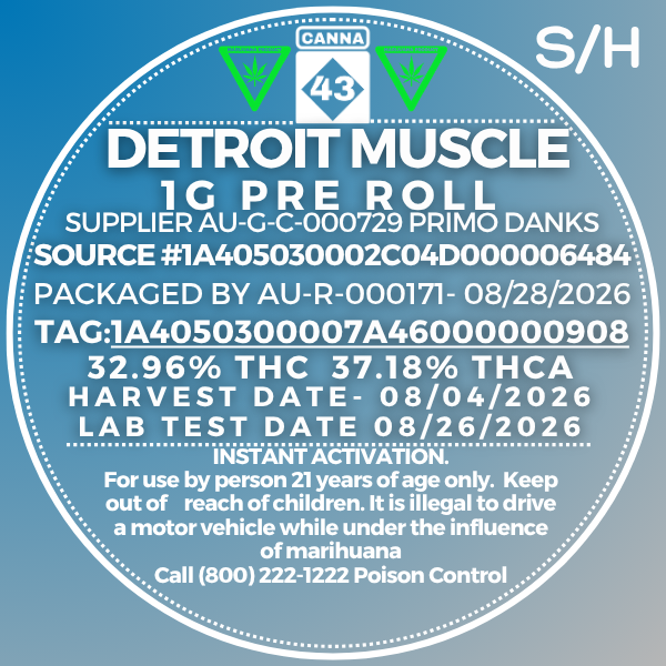 Detroit Muscle 1g PR