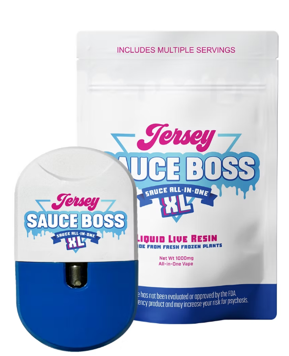 Jersey Sauce Boss | Live Resin Disposable | Ice Cream Cake