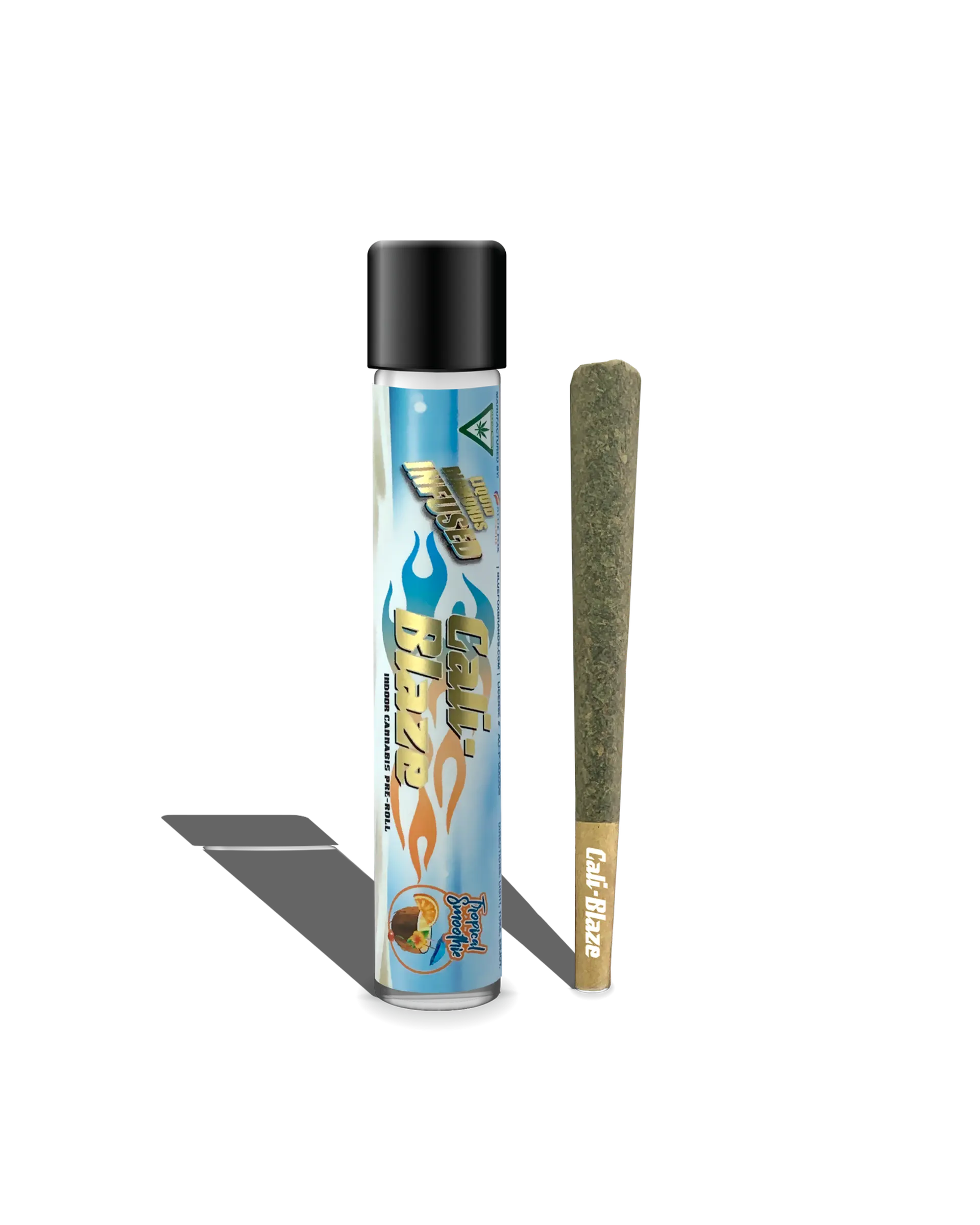 CALI-BLAZE | Infused Preroll | Tropical Smoothie | 1.2g