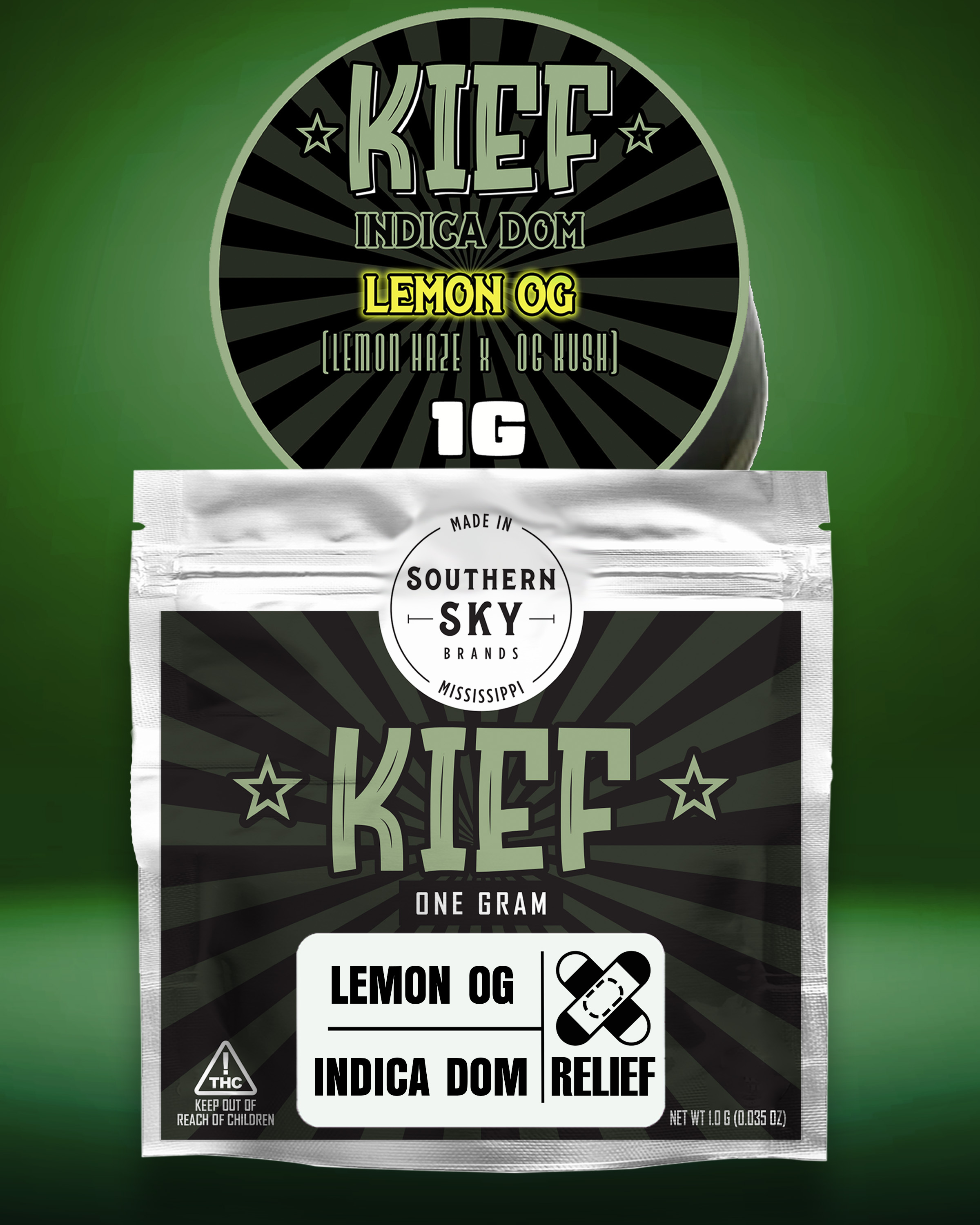 Southern Sky Brands | 1g | Lemon OG Kief