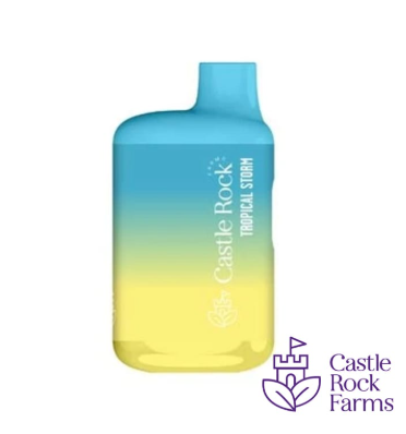 Castle Rock Farms - Tropical Storm Liquid Diamond & Live Resin Blend All In One Vape - Indica