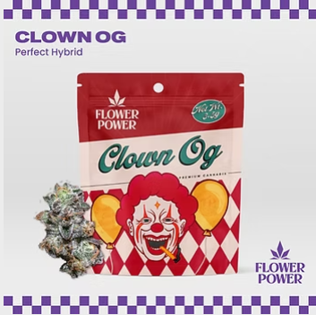 Flower | Pre-Packed | Clown OG | 3.5g | Flower Power