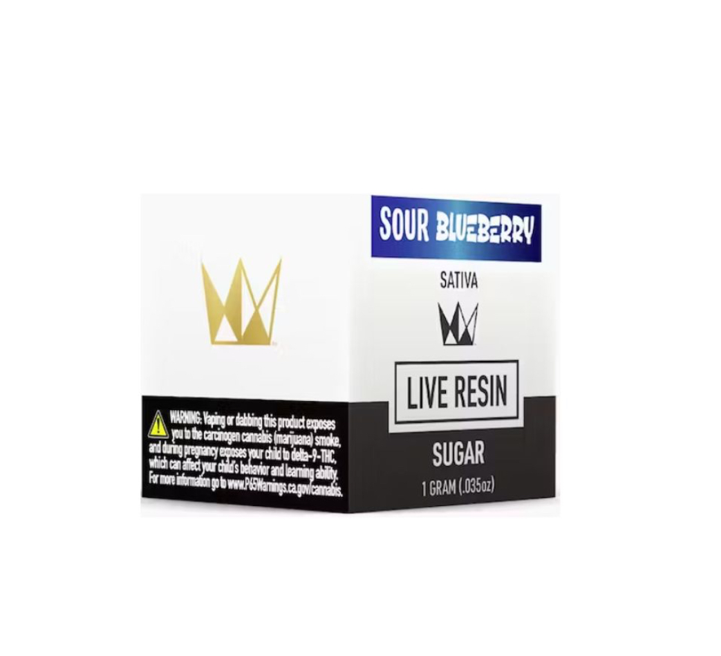 CONCENTRATE (LIVE RESIN SUGAR) - - SATIVA - SOUR BLUEBERRY