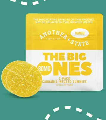 *PROMO* Another State - Mango - 80mg/2pk - Edibles