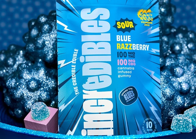 1:1 Sour Blue Razzberry + CBG [10pk] (100mg CBG/100mg THC)