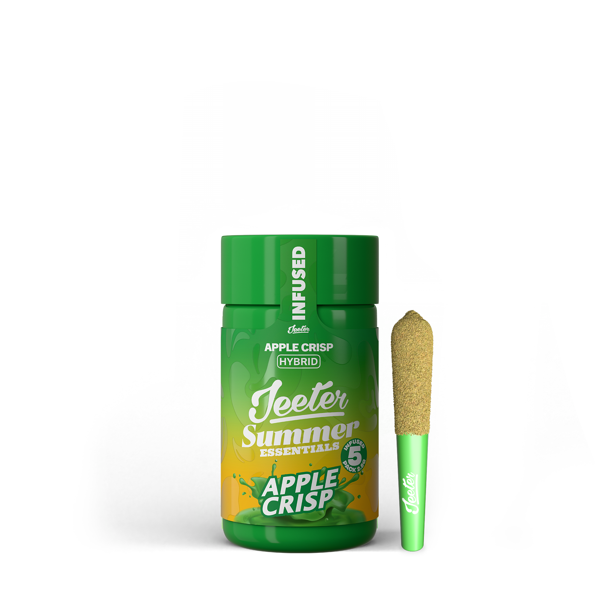 Jeeter - Summer Essentials  - Quad Infused Baby Prerolls 5pk - Apple Crisp (H) (2.5g)
