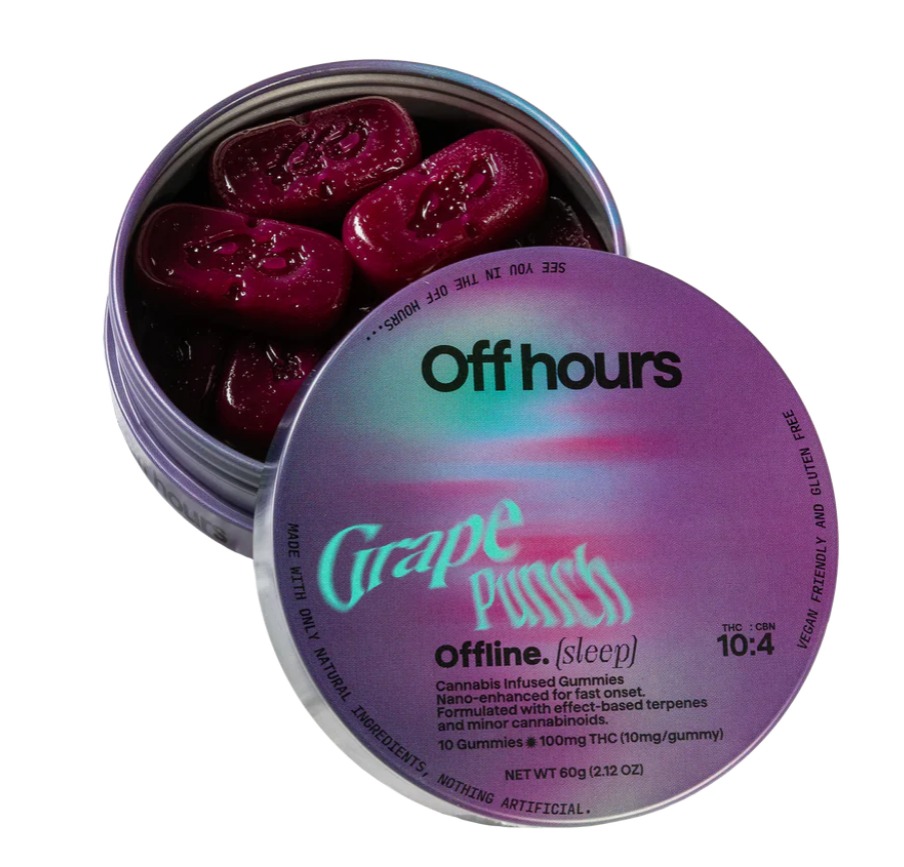 Off Hours - Grape Punch (Offline) - Gummies - 100 mg