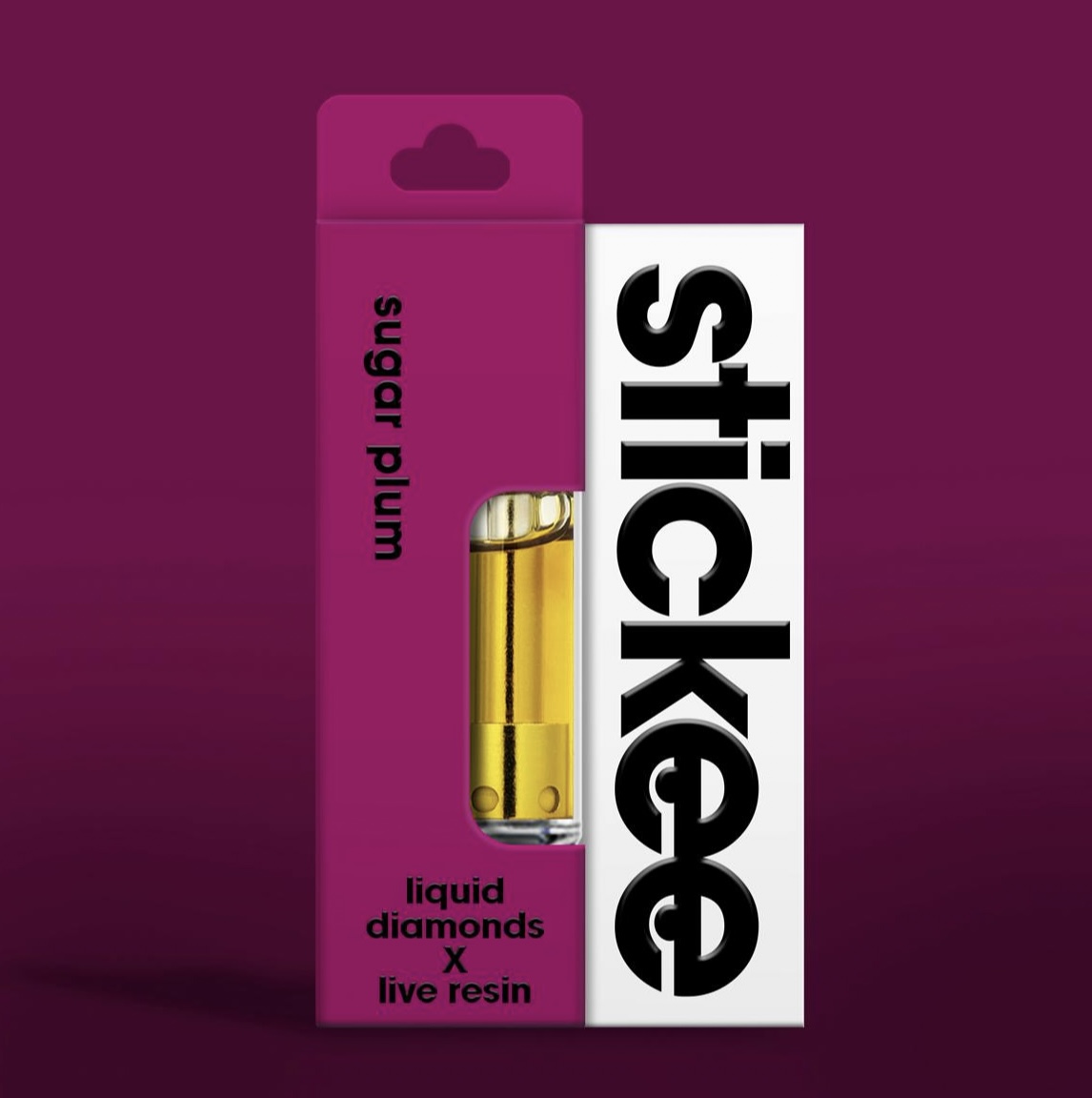 Stickee: Sugar Plum 1G Live Resin x LQD Cart (S)